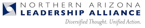 Logo for the Northern Arizona Leadership Alliance with the tagline "Diversified Thought. Unified Action." on a white background.